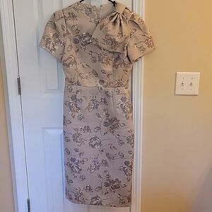 RICKIE FREEMAN for Teri Jon Short Sleeve Dress